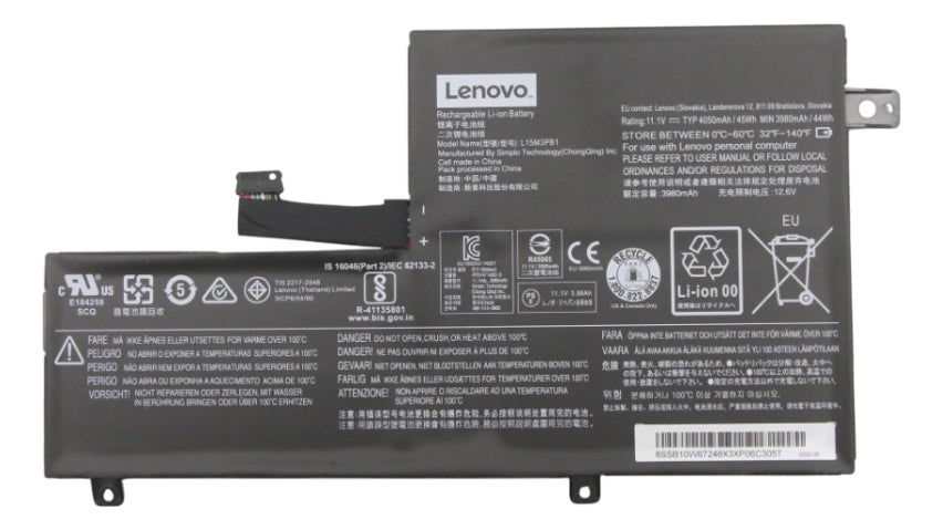 Bateria Para Lenovo Flex 3 Ideapad 11.1V 45Wh 3C