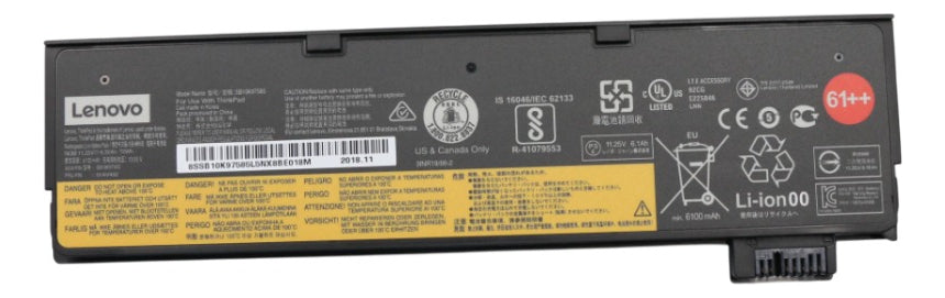 Bateria Para Lenovo T470 T480 72W 6C 13,05V 01Av492